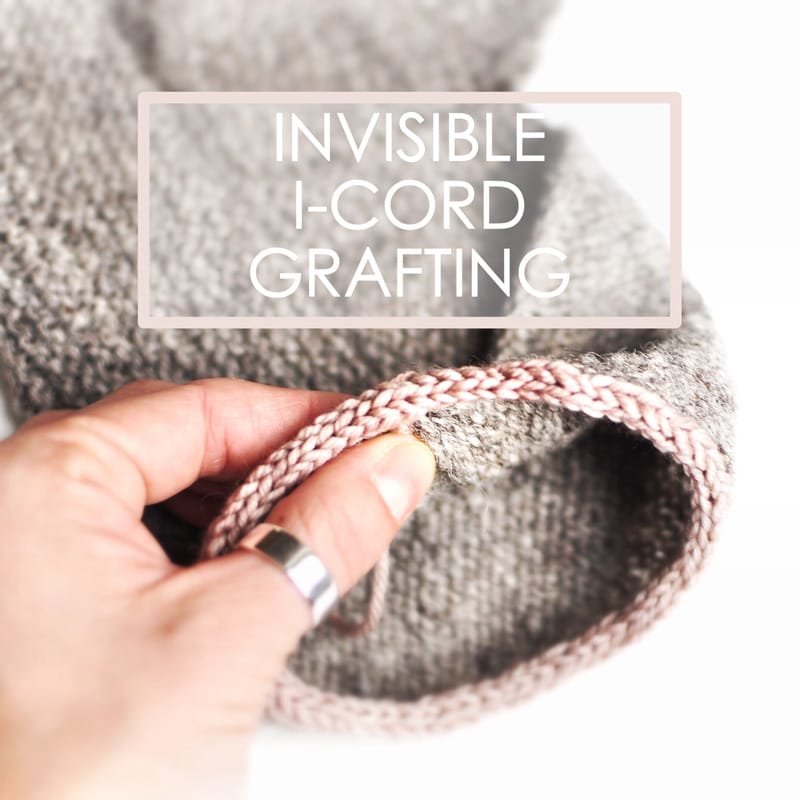 graft the ends of an i-cord invisibly together - a tutorial by Rililie