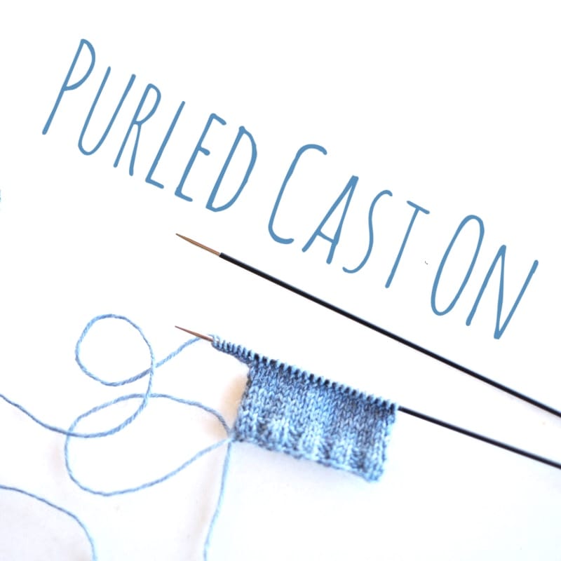 the twisted purled CO - a tutorial by Rililie