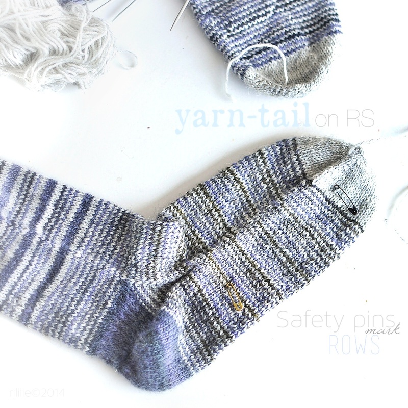 Socks on knittingtherapy blog, by La Maison Rililie
