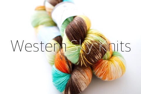 Western Sky Knits, hand-dyed in the USA