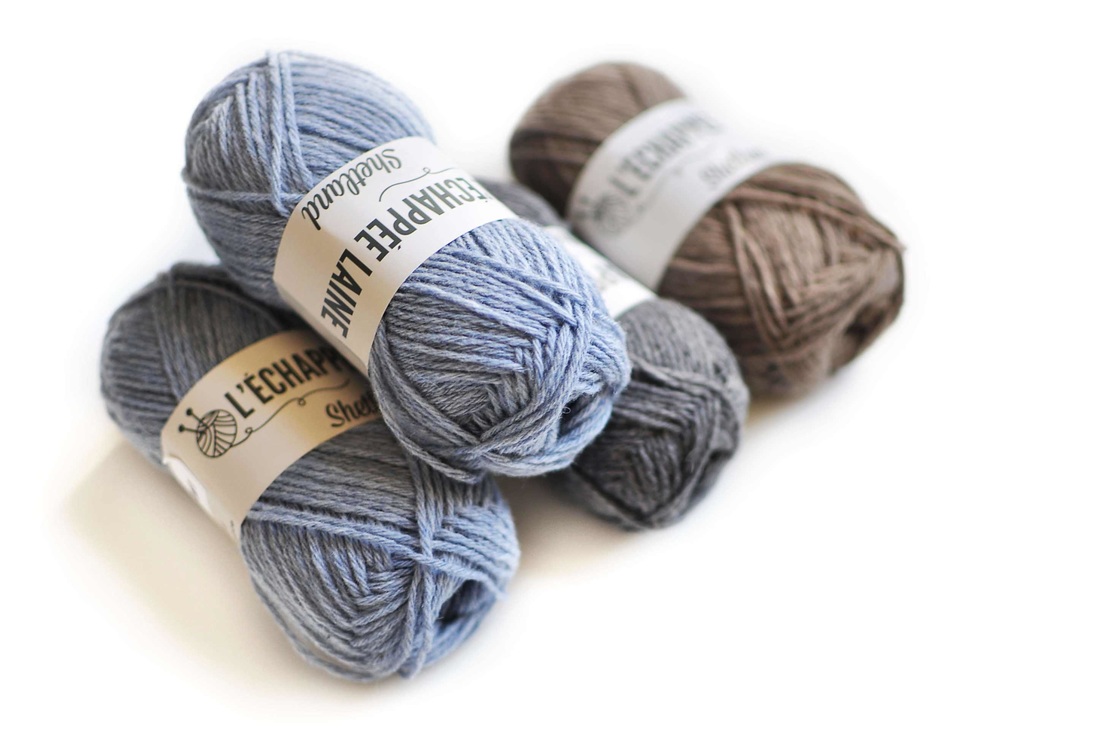 Shetland Wool by L'échappée Laine, France (on the knittingtherapy blog)