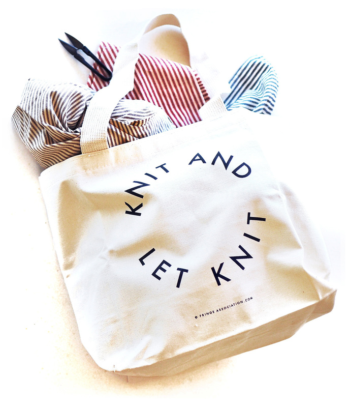 Knit bags & goodies from Fringe Supply CO, La Maison Rililie