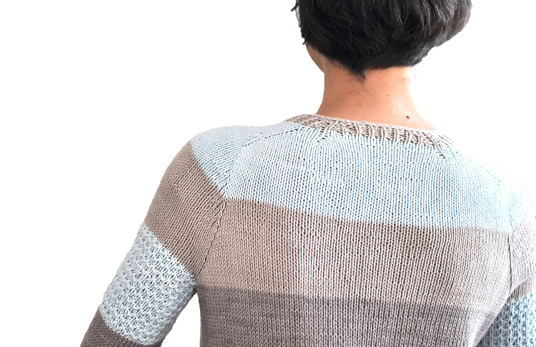 knitting pattern: BlueSand Cardigan by La Maison Rililie Designs