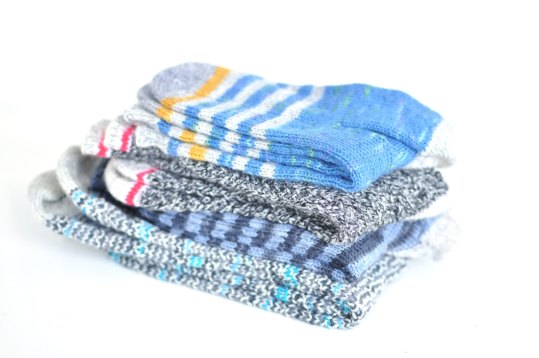 Socks on knittingtherapy blog by Rililie