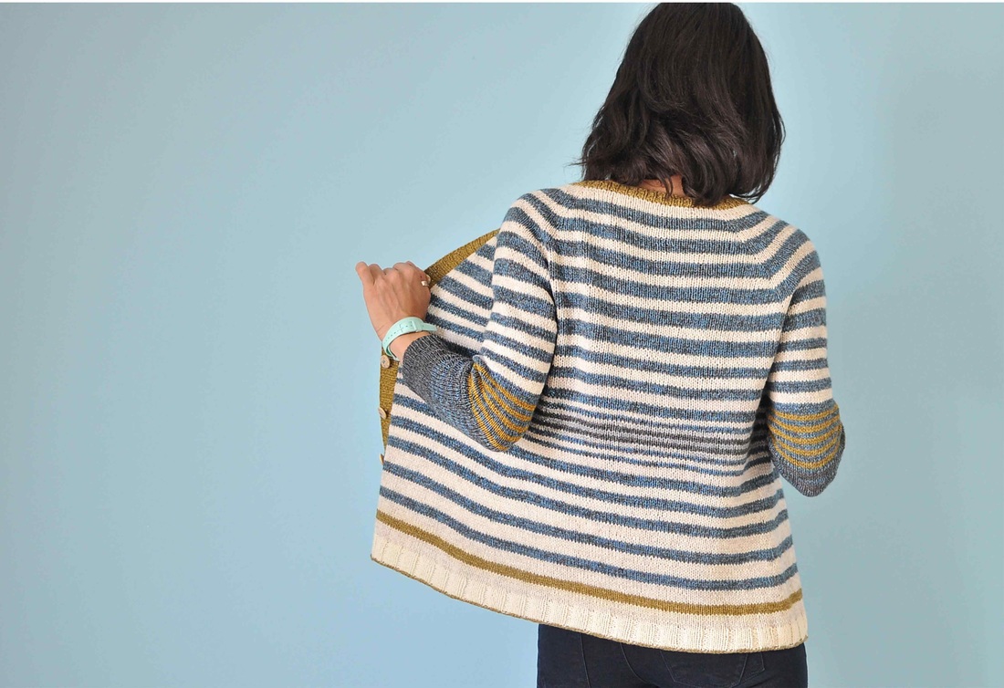 MarlOn cardigan, knit pattern by La Maison Rililie