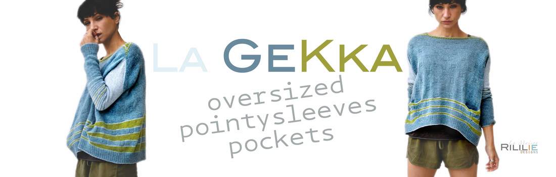 La GeKka pullover by La Maison Rililie Designs